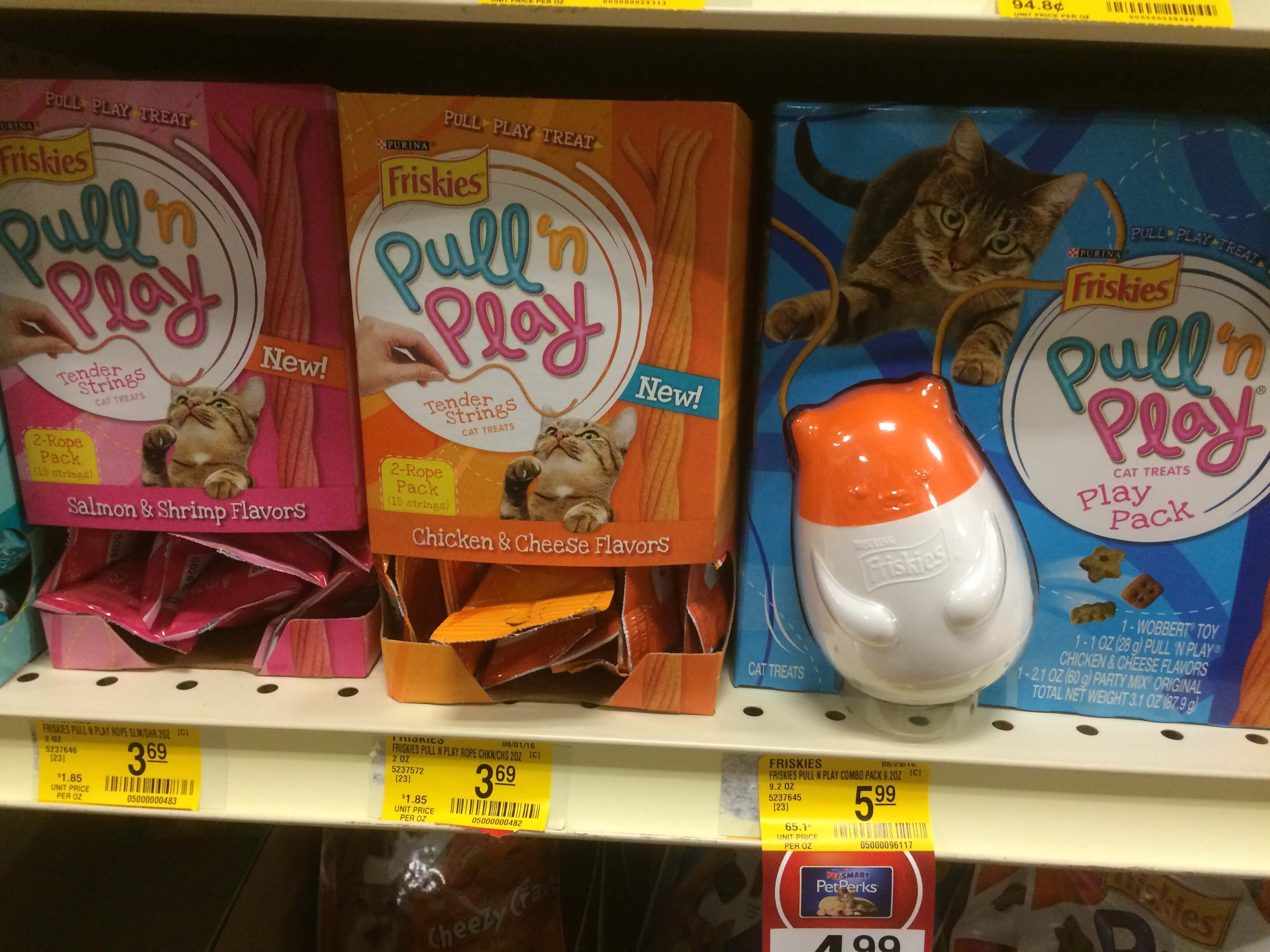 Pull and play cat treats hotsell