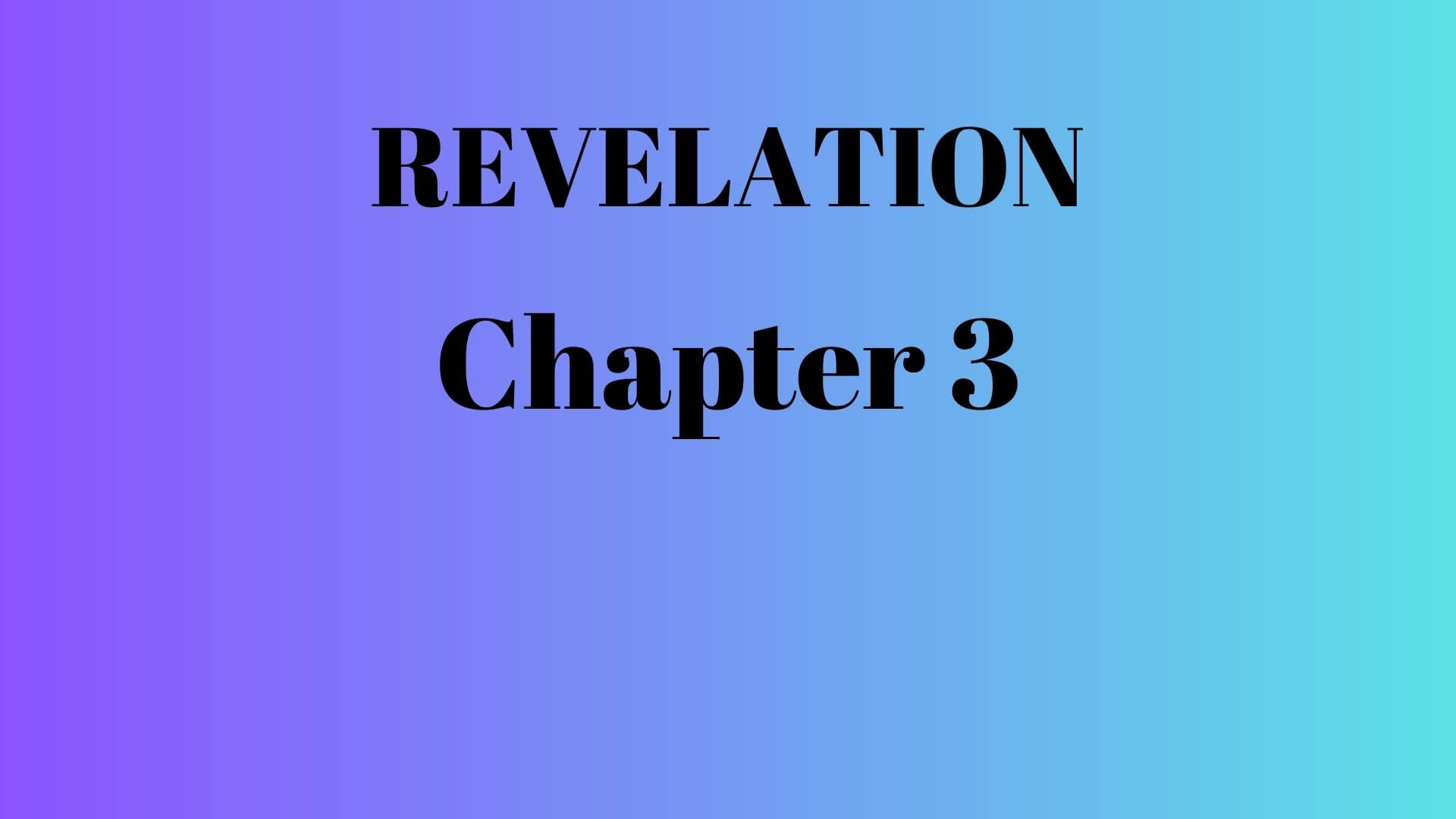 Revelation Chapter 3 Cheat Sheet - Trisha Dishes